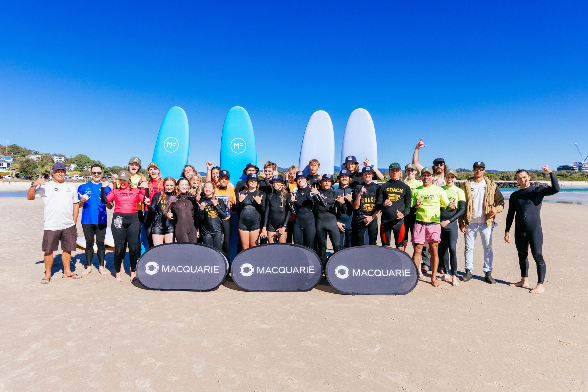 Macquarie Sports surfing program