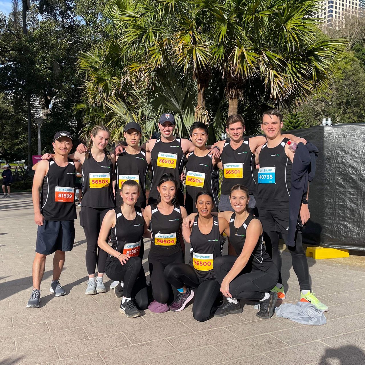 Allen and team at the City2Surf