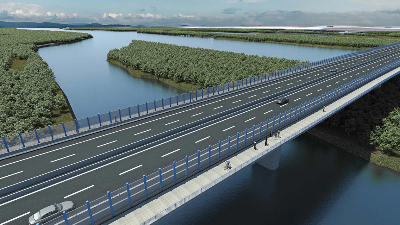 Rendering of new bridge