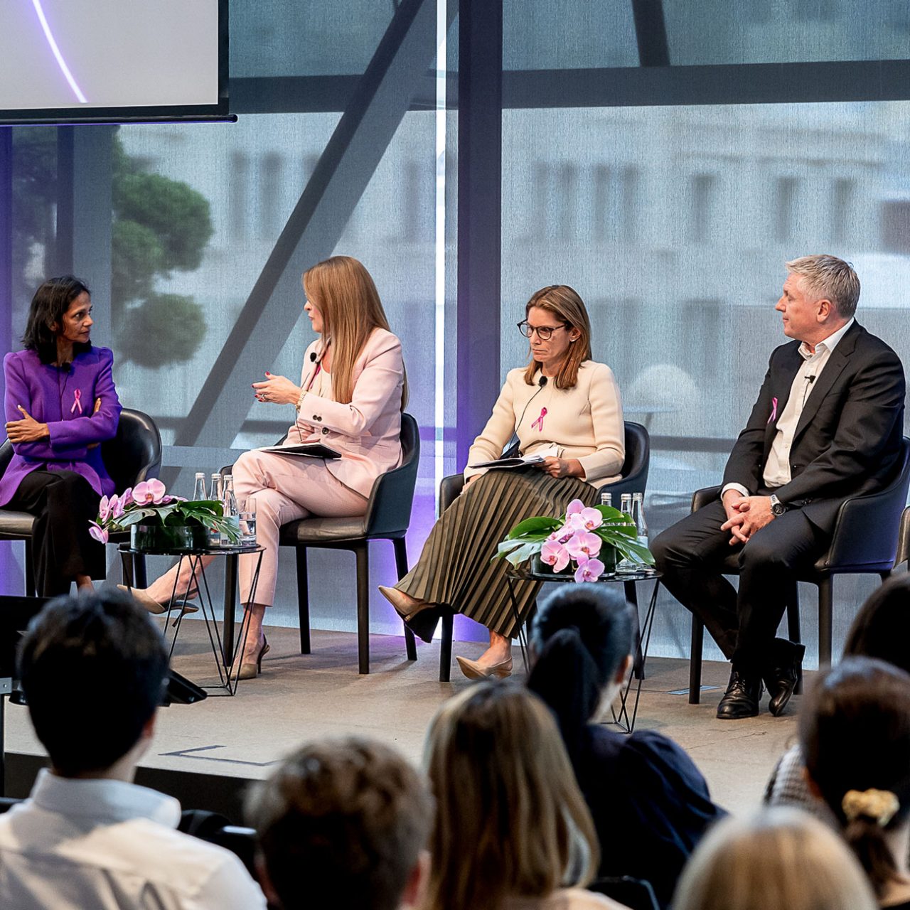 Macquarie CEO Shemara Wikramanayake hosting a panel discussion for International Women's Day