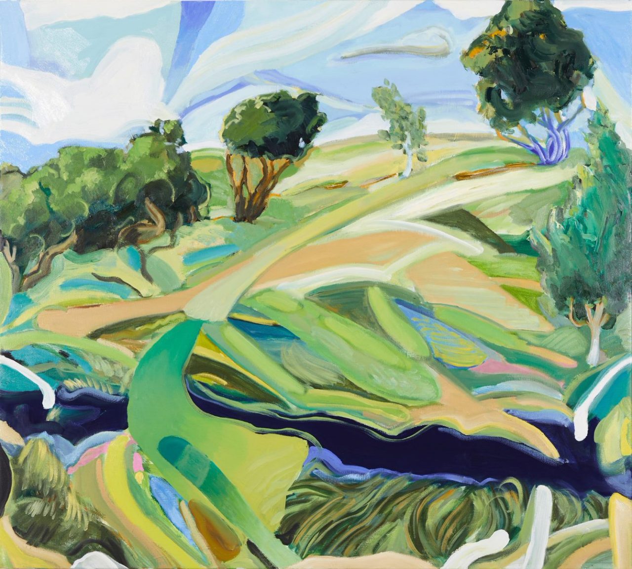 Image source: Myles Young, Shortcut to Widefield, 2020  Macquarie Group Collection © the artist