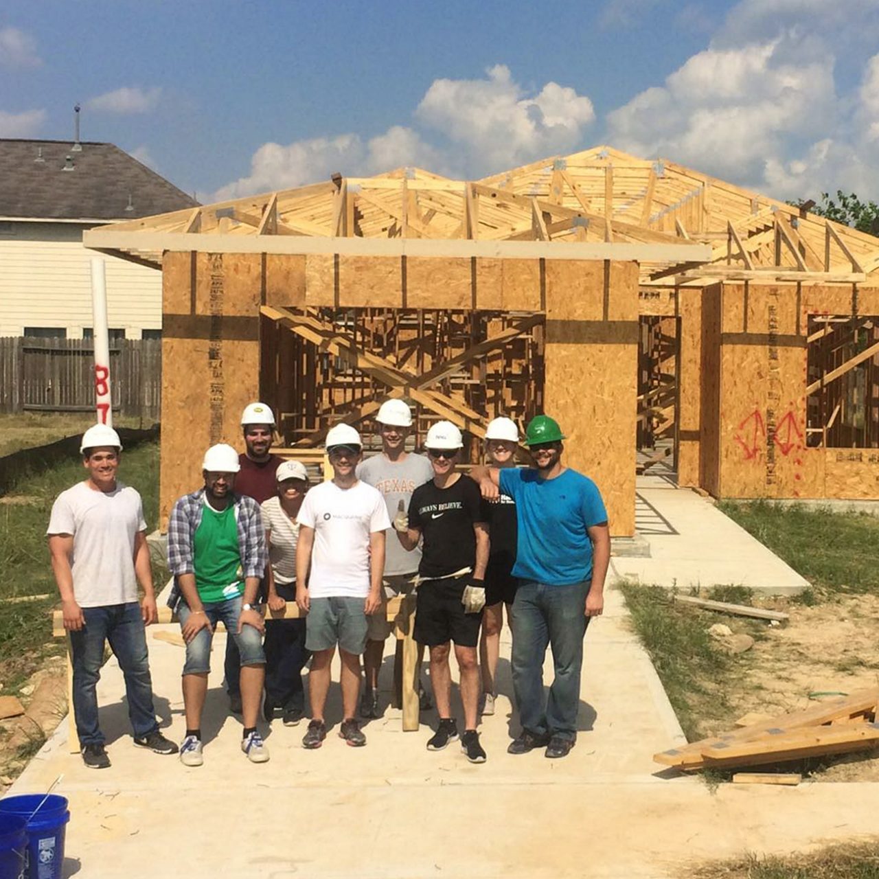 Houston staff helped build a home for people in need