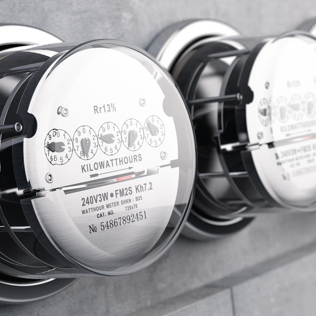Kilowatt hour electric meters, power supply meter