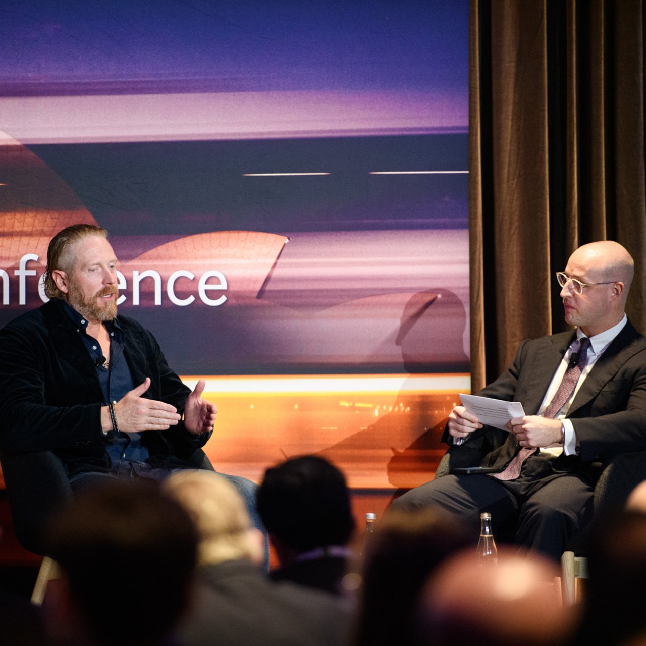 Craig Scroggie and Andrew Gillies speaking at the Australia Conference 2024