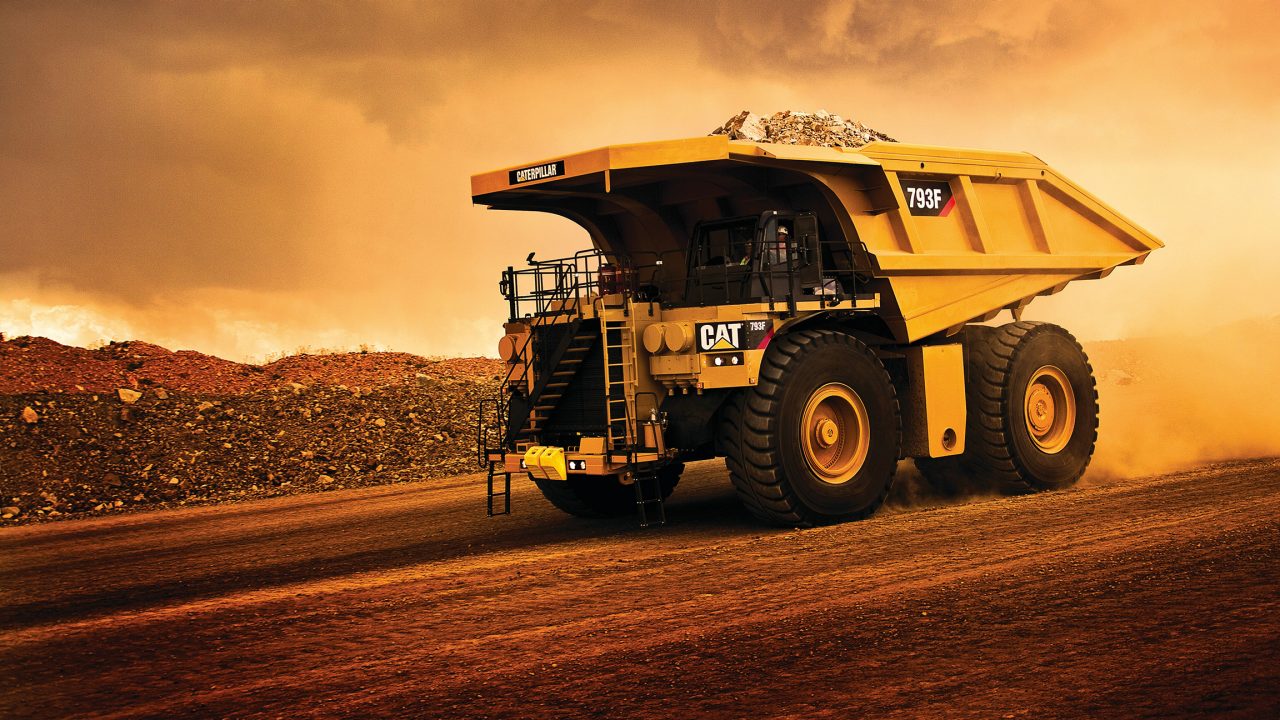 CAT truck vehicle mining