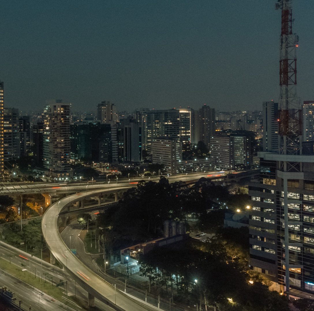 São Paulo skyline at night