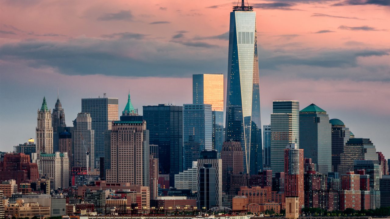 Lower Manhattan and One World Trade Center