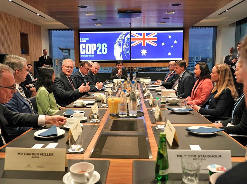 Shemara Wikramanayake at the Green Technology leaders' breakfast, hosted by the Prime Minister