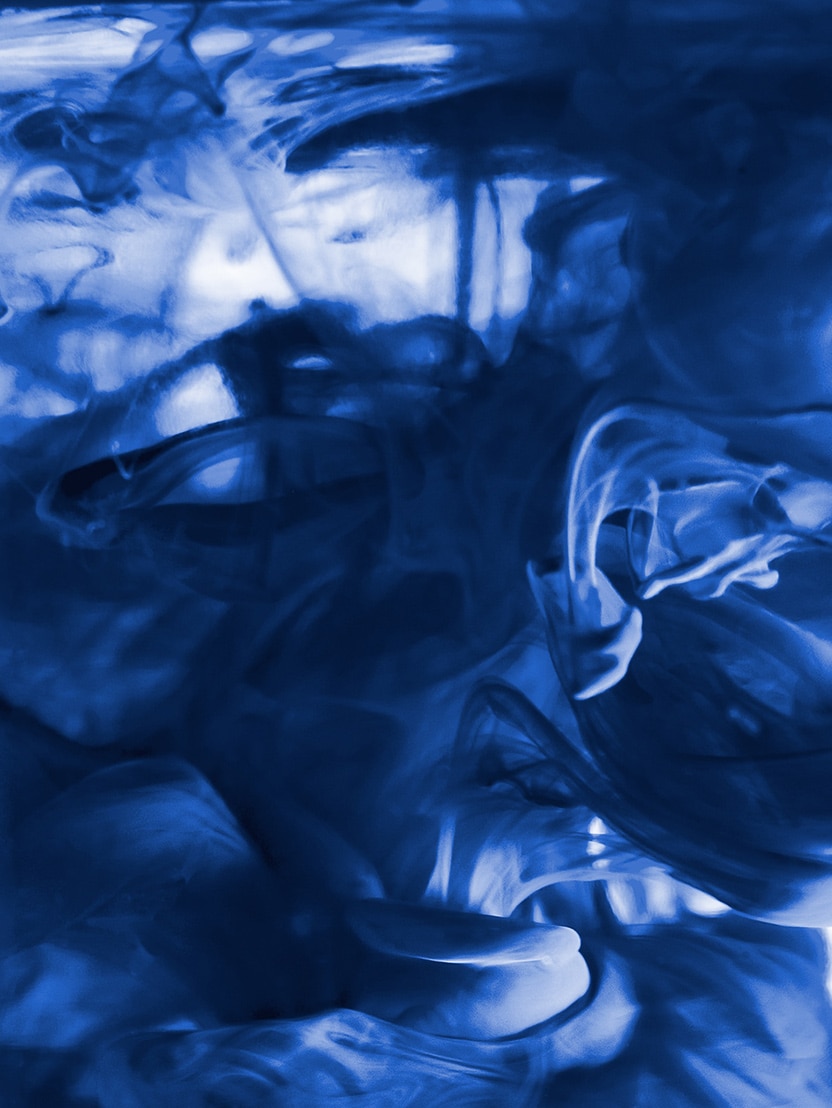 Dark blue and white abstract