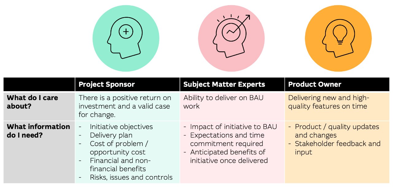 Figure 1: Example of key stakeholder needs