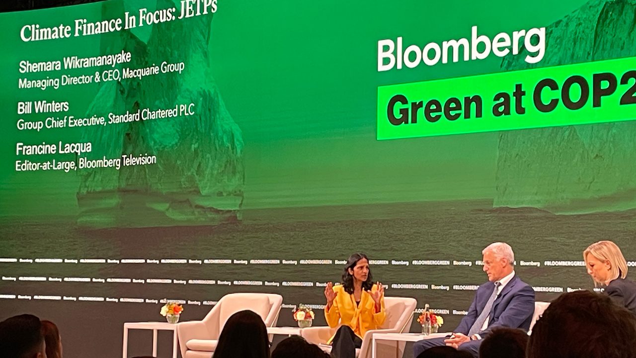 At a Bloomberg Green event, Shemara joined Bill Winters, Group Chief Executive, Standard Chartered PLC, in a discussion on JETPs.