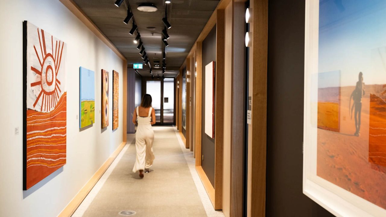 1 Elizabeth, Macquarie’s global headquarters in Sydney. Photography by Louise Kennerly