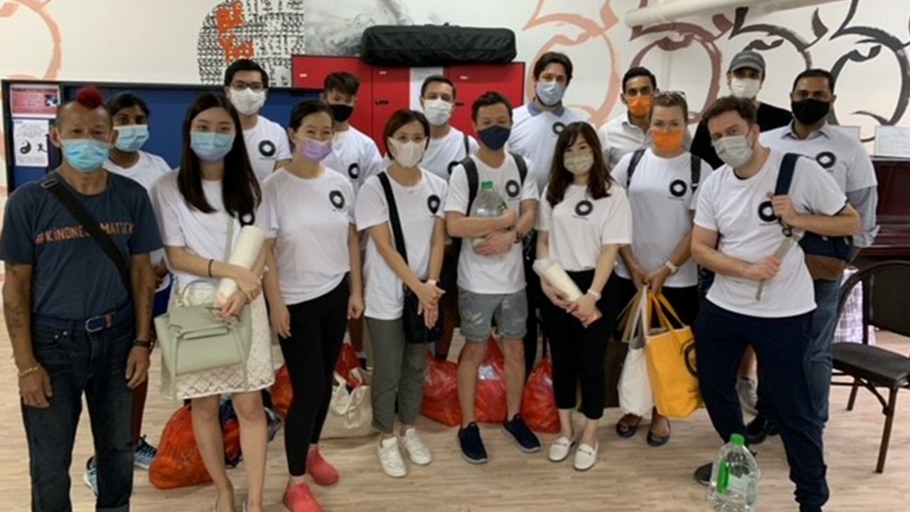 Macquarie employees participating in Kindness Walk with ImpactHK in Hong Kong 
