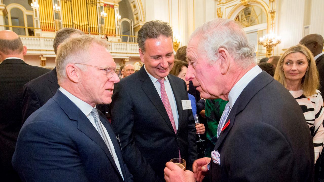 Mark Dooley, Global Head of Macquarie Asset Management’s Green Investments, (left) with King Charles at an event in London to mark the end of the UK’s Presidency of COP26, which was held in Glasgow last year.