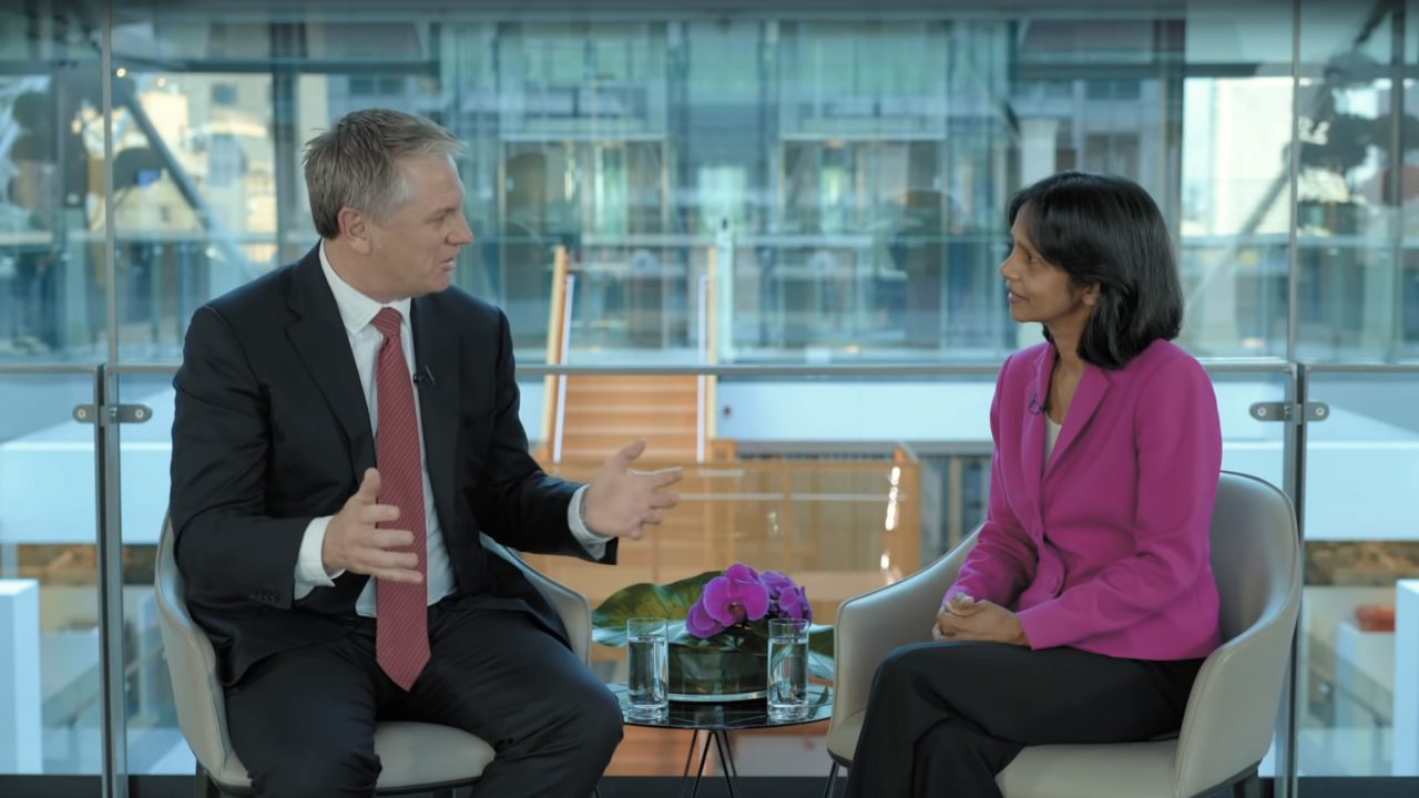 Macquarie Chief Economist and Head of Macro Strategy: Ric Deverell; and Macquarie Group Managing Director and CEO: Shemara Wikramanayake