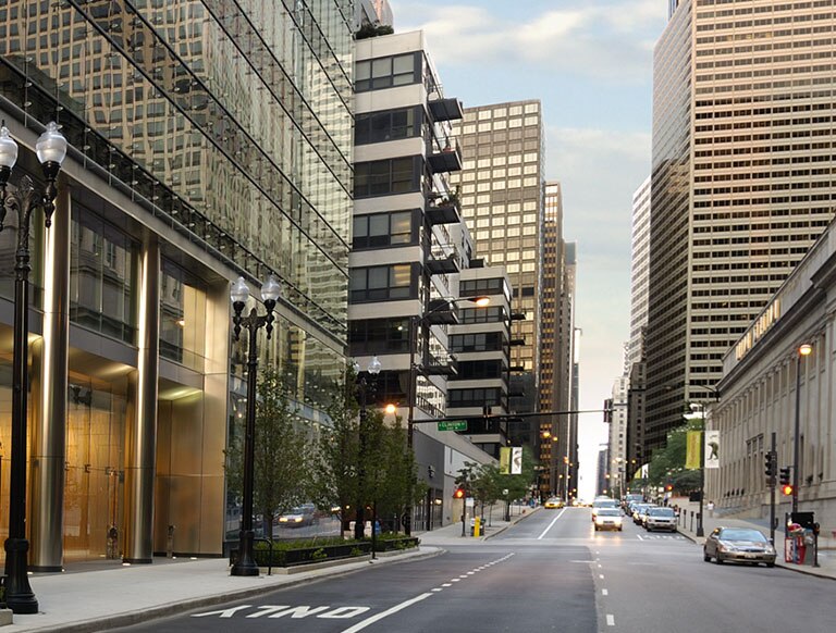 A quite city street in Sydney