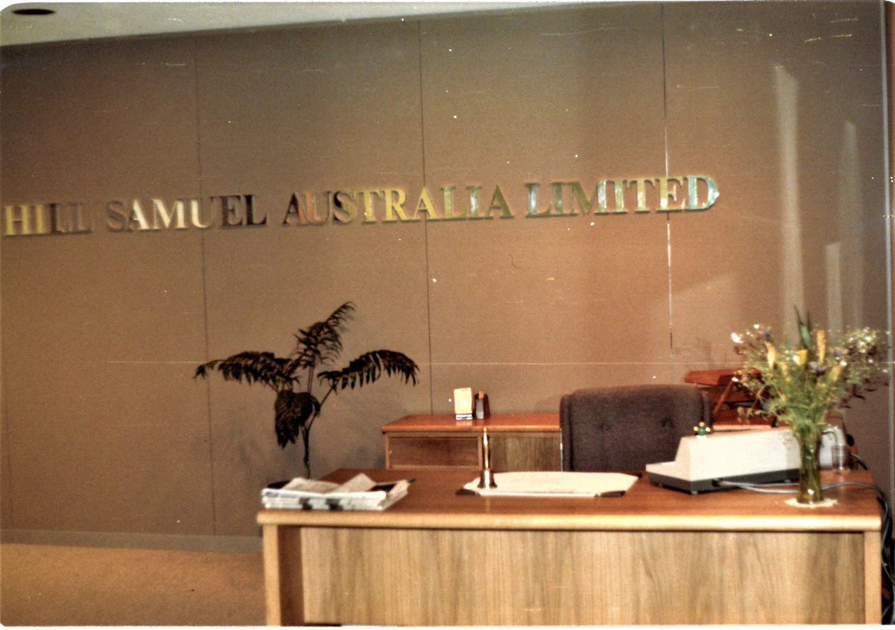 Macquarie’s predecessor organisation, Hill Samuel Australia Limited, began trading in 1969.
