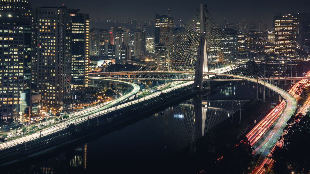São Paulo skyline at night